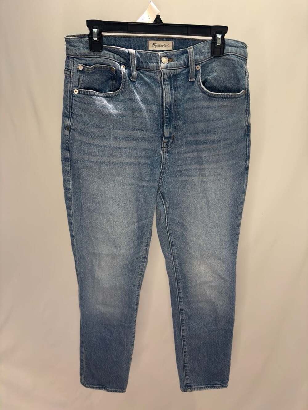 Madewell The High-Rise Slim Boyjean in Blue Wash Size 28 - Picture 1 of 4